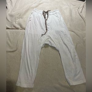 Rick Owens DRKSHDW Drawstring Astaire Lounge Pants Milk Colorway size M